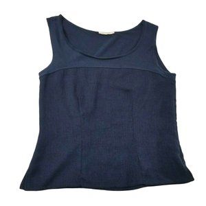 Escorpion Tank Top Women Size Small Dark Blue Sleeveless